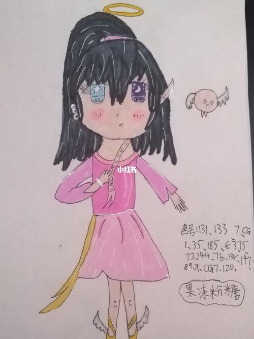 q版漫画小女孩_漫画_文化_绘画