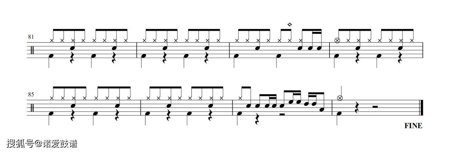 架子鼓谱 | 杨培安《我相信》相信自己,相信未来,高清