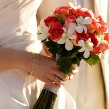 手捧花图片头像女生