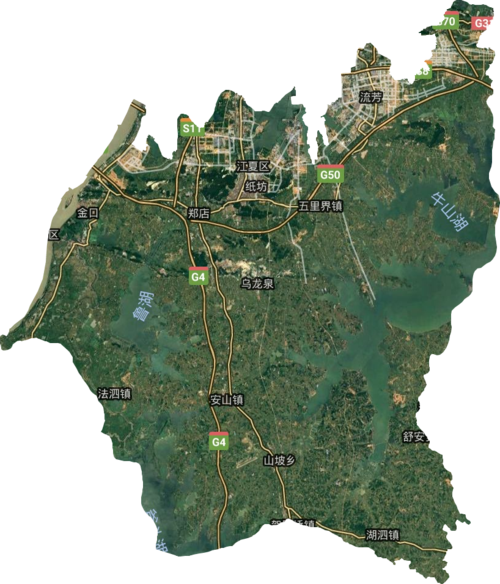 江夏区高清地形地图,江夏区高清谷歌地形地图