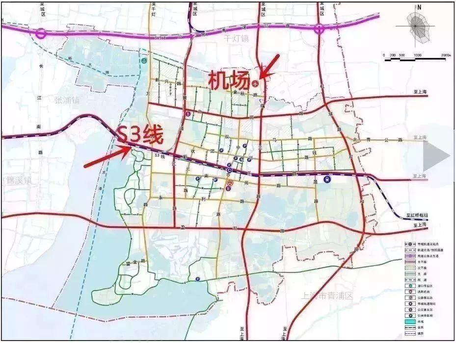 在昆山市淀山湖镇总体规划(2018-2035)草案中提到,s3号线沿新乐路