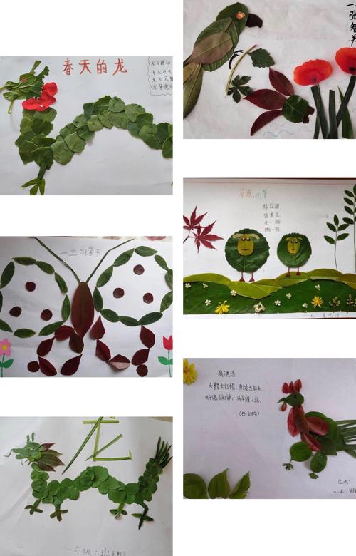 树叶有画说—莒南二小一年级组"春天里的树叶"主题活动