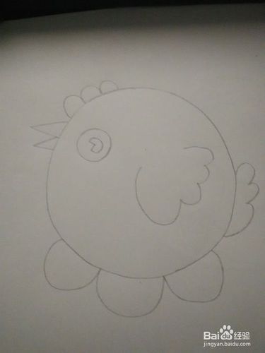 儿童简笔画——母鸡孵蛋