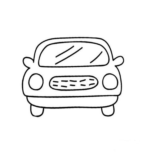 汽车正面画法
