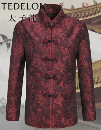 太子龙唐装情侣装中老年男女外套春秋中国风老年汉服爷爷奶奶装过寿