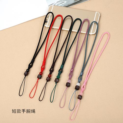 热销手机环绳 防摔_复古简约手机挂绳短款防摔防丢手机壳吊绳中国风