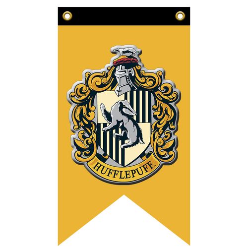 旗帜定做赫奇帕奇hufflepuff学院标志涤纶装饰挂布壁饰