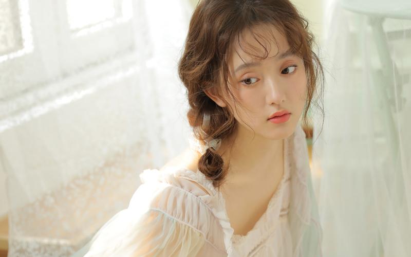 白纱唯美女生高清桌面壁纸_美女壁纸_壁纸下载_美桌网