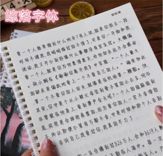 高中女生喜爱的柚圆体字迹可爱又工整阅卷老师也赞不绝口