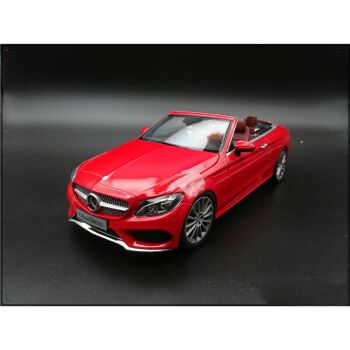 奔驰敞篷2020新款,2020款奔驰c200l新款 奔驰c200车模国产原厂1:18c级车模敞篷跑车新款 鲜艳红