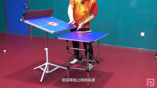 《乒乓球对打训练器教学》接球盘和回弹板调好,提高球技就靠它 湿父