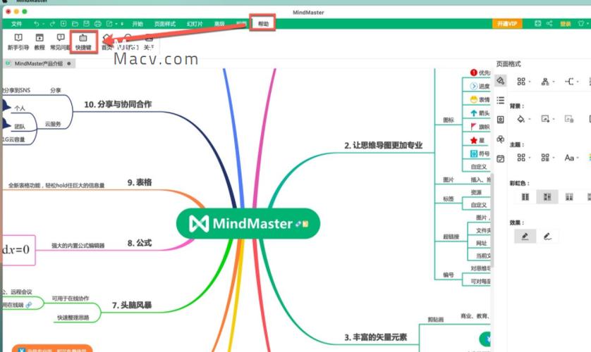 mac版是亿图软件最新推出的一款免费跨平台,多功能的思维导图软件