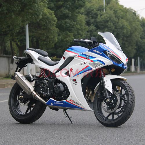 鹏城牌v6款摩托车跑车200/400cc双缸水冷重型机车地平线摩托车r3小