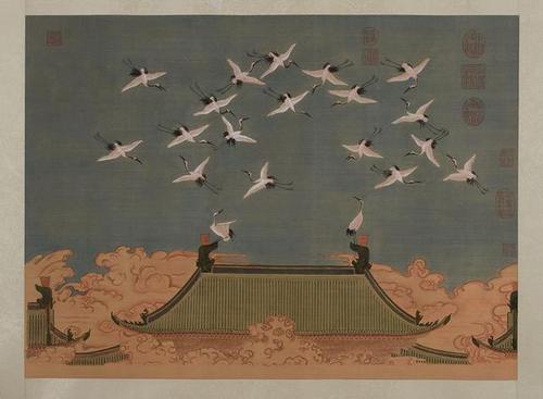 宋徽宗《瑞鹤图》