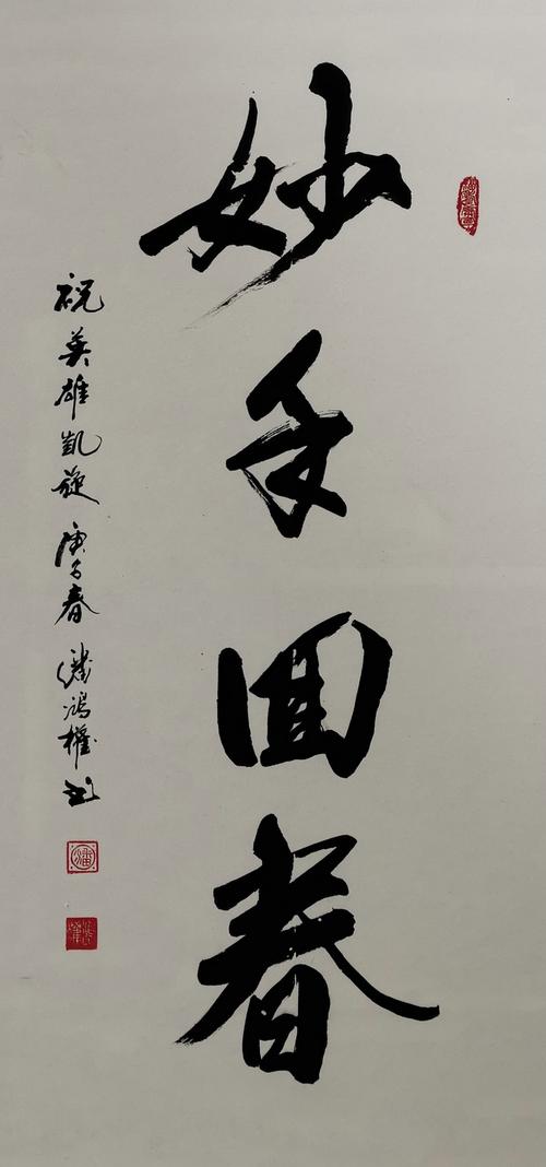 潘鸿权书法"妙手回春" 林子供图.jpg