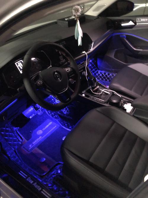 大众脚窝灯1920新速腾捷达vs5vs7探岳车内氛围灯led脚底装饰