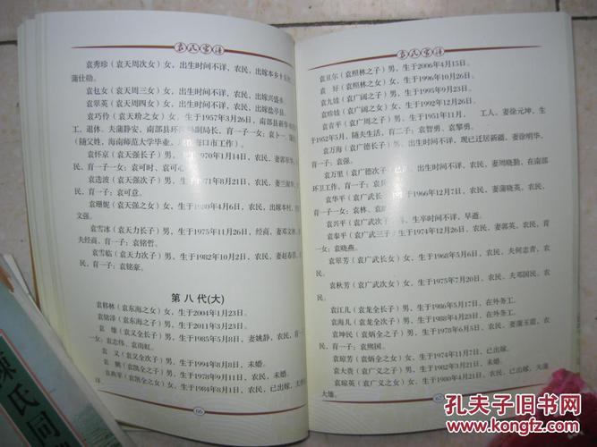 袁氏家谱(四川省南充市南部县宏观乡一带.辈序:袁子绍