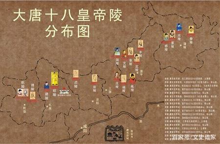 唐朝(包括武周)共有21位皇帝,除了唐昭宗,唐哀帝陵墓在河南外,其余18