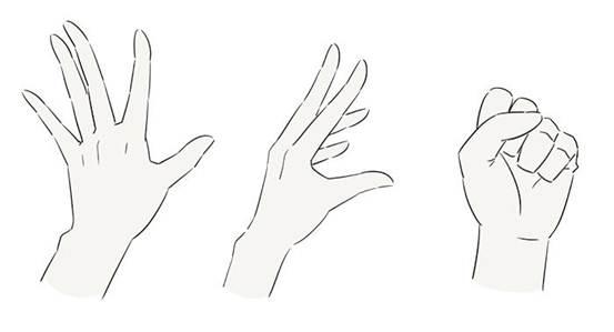 【推荐】动漫绘画初学者教程之手的画法技巧—轻微课免费在线学画画