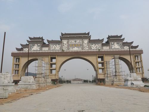 河北邯郸永年佛山景区一处未建完成的景点