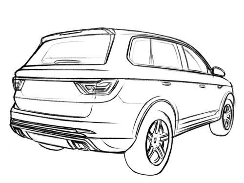 suv简笔画怎么画