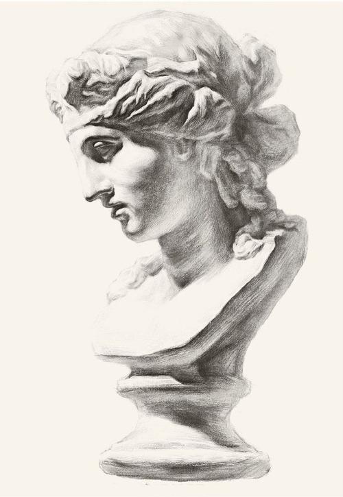 素描石膏像临摹图片高清,素描石膏像大师作品清晰
