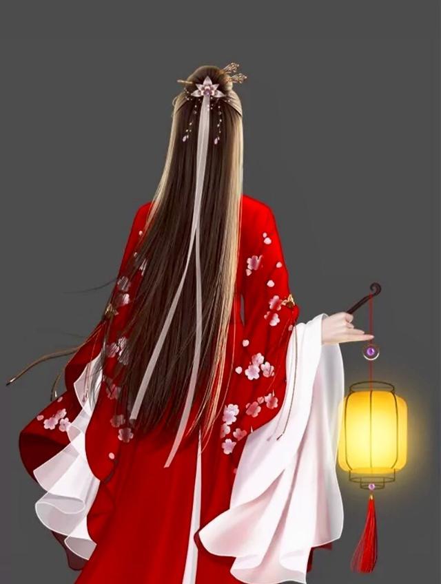 古风动漫少女壁纸,多么温柔的眼神啊,只要有你在我便无所不能