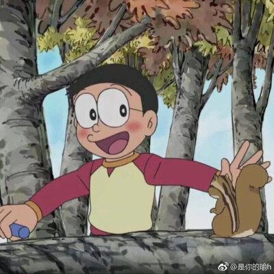 情侣头像_哆啦a梦
