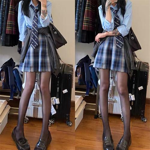 假透空姐一体薄款春秋光腿连裤袜jk冬季加绒连裤袜