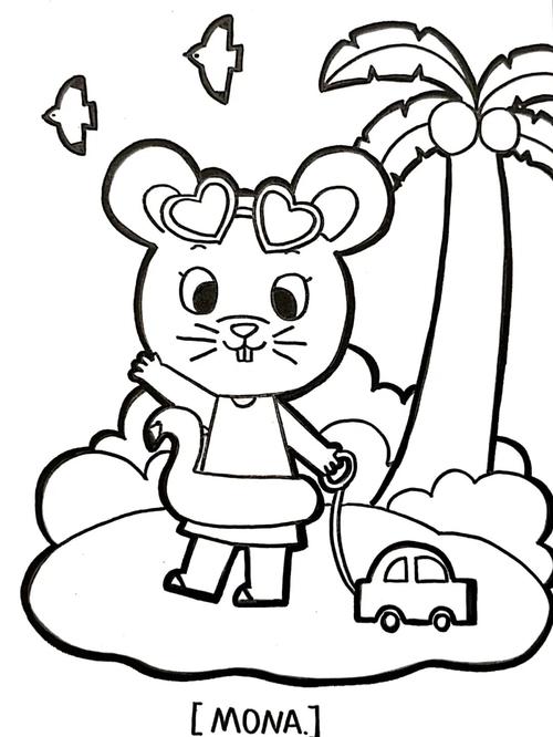 儿童画|小动物单个形象练习999302_儿童画_幼教