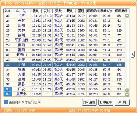 想知道:沈阳市 k1062火车运行图在哪?