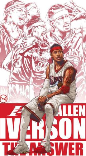 艾弗森壁纸帅的一塌糊涂