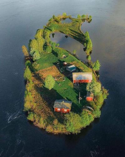 湖中小岛,世外桃源