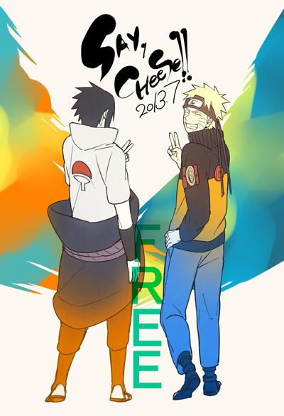 宇智波佐助(cv:杉山纪彰) 漩涡鸣人(cv:皆川纯子)