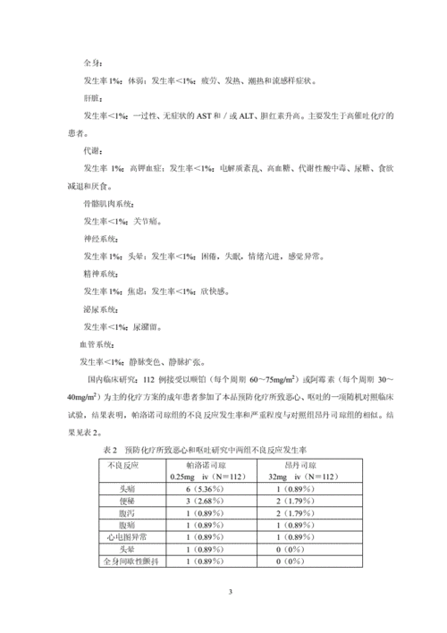 盐酸帕洛诺司琼注射液说明书.pdf