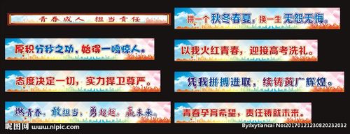 十八岁青春季成人礼条幅图片