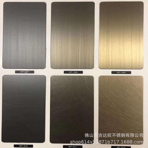 厂家供应拉丝钛金无指纹不锈钢板 拉丝香槟金抗指纹不锈钢板