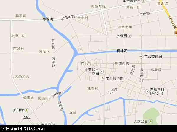 中国 江苏省 盐城市 东台市 东台镇 本站收录有:2020东台镇卫星地图