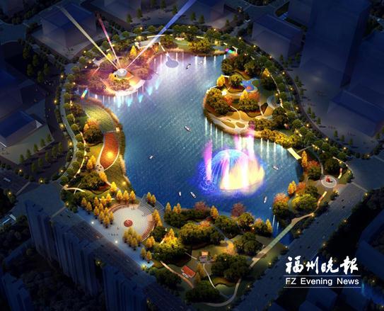 连江县青塘湖公园效果图.