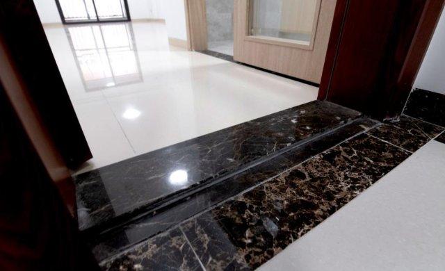 入户门门槛石比室内地板砖高好吗高多少合适
