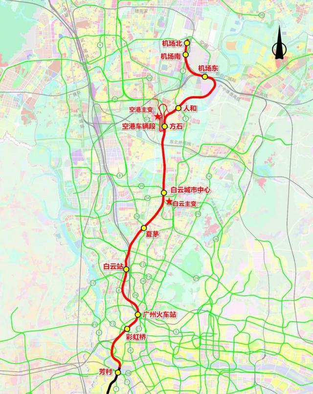 广州地铁18号线22号线北延段获批预计2025年建成