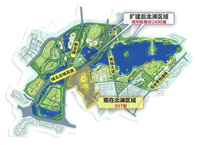 成都"北改"五年北湖板块亮眼 城北核心区正形成