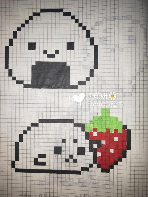 格子画黑白色_黑白色_格子_像素画_文化_绘画