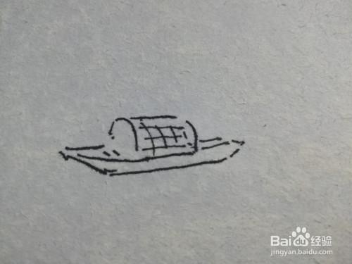 第一步先画出一只渔船