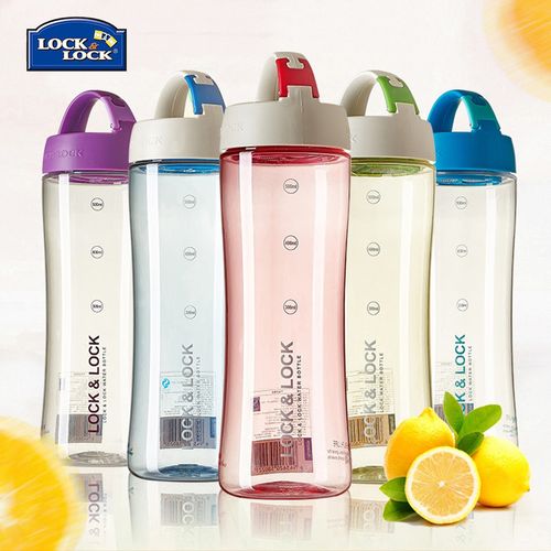 韩国乐扣乐扣水杯便携茶杯lock塑料防漏运动男学生女随手杯子水壶