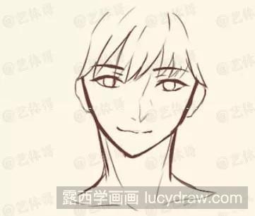 简笔画教程:教你画男生头像