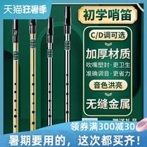 geipel爱尔兰哨笛初学者金属哨笛自学入门6孔c调d调高音金属竖笛