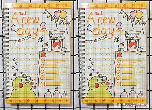 专供"手残党"的手账本,简单又好看的模板出炉,遭同学