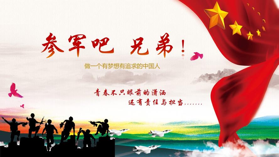 征兵宣传政策解读ppt模板