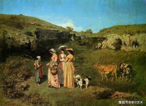 法国写实主义画家居斯塔夫库尔贝油画作品赏析